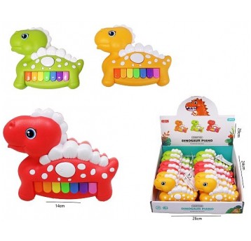 PIANINKO DINOZAUR 14CM 3-KOLORY