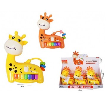 PIANINKO ŻYRAFA 16CM 2 KOLORY