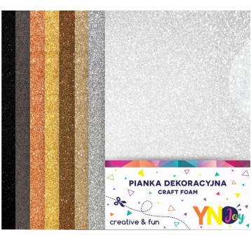 PIANKA DEKORACYJNA EVA BROKAT GLAM 8 INTERDRUK