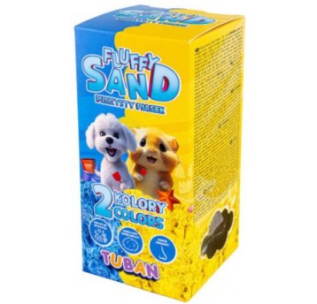 PIASEK FLUFFY ZESTAW NIEBIESKI & ŻÓŁTY 2x70g