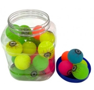 PIŁKA KAUCZUKOWA NEONOWA OKO 4CM