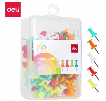 PINEZKI BECZUŁKI 100 SZT KOLOR DELI