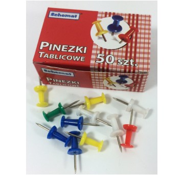 PINEZKI TABLICOWE 50 szt