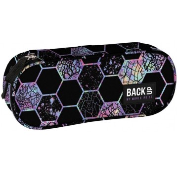 PIÓRNIK BACKUP SASZETKA A26 CZARNO RÓŻOWY