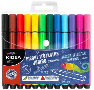 PISAKI TRÓJKATNE JUMBO 12 KOL KIDEA
