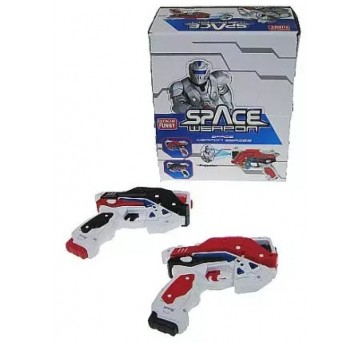 PISTOLET LASEROWY 17 CM Z PROJEKTOREM