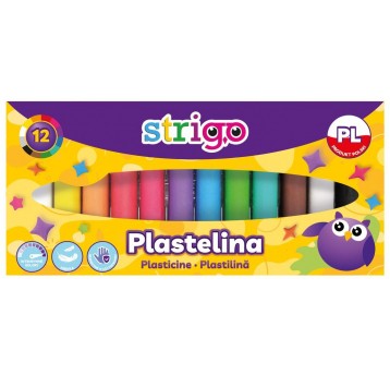 PLASTELINA 12 KOL STRIGO