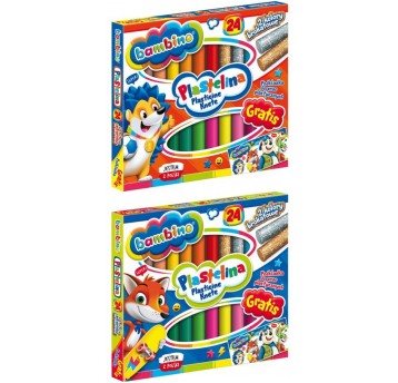 PLASTELINA 24 KOL BAMBINO