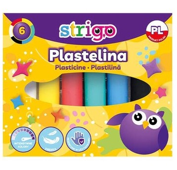 PLASTELINA 6 KOL STRIGO