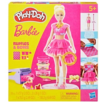 PLAY DOH BARBIE LALKA Z AKCESORIAMI