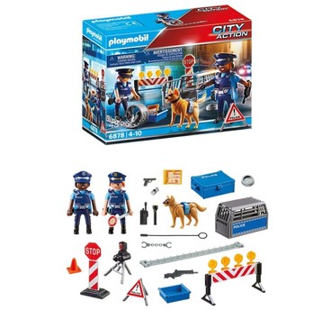 PLAYMOBIL 6878 BLOKADA POLICYJNA