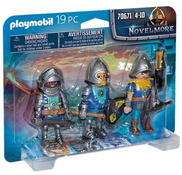 PLAYMOBIL 70671 TRZECH RYCERZY NOVELMORE