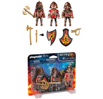 PLAYMOBIL 70672 TRZECH WOJOWNIKÓW BURNHAM