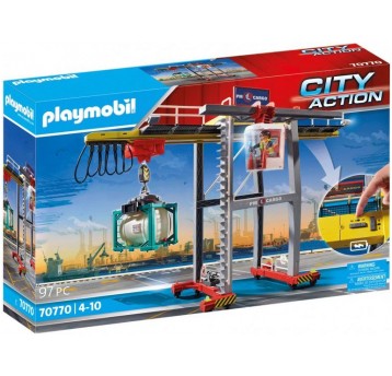 PLAYMOBIL 70770 SUWNICA Z KONTENERAMI