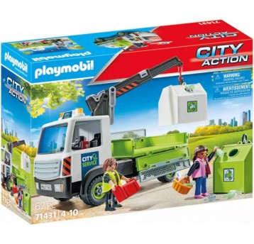 PLAYMOBIL 71431 SAMOCHÓD CIĘŻAROWY Z KONTENERAMI