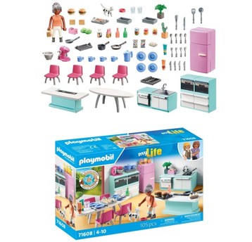 PLAYMOBIL 71608 KUCHNIA Z JADALNIĄ