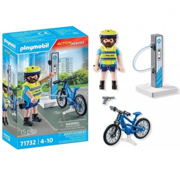 PLAYMOBIL 71732 ROWEROWY PATROL POLICJI
