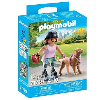 PLAYMOBIL 71739 SKATERKA Z RETRIVEREM