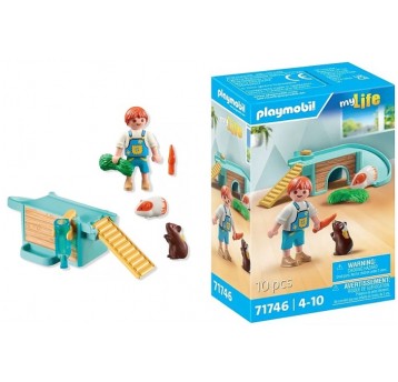 PLAYMOBIL 71746 CHŁOPIEC ZE ŚWINKĄ MORSKĄ