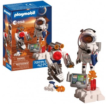 PLAYMOBIL 72014 ASTRONAUTA ESA Z ROBOTEM