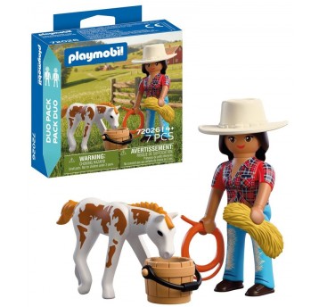 PLAYMOBIL 72026 KOWBOJKA ZE ŹREBAKIEM