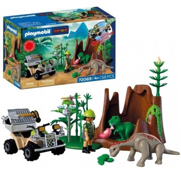 PLAYMOBIL 72069 KRYJÓWKA DINOZAURA