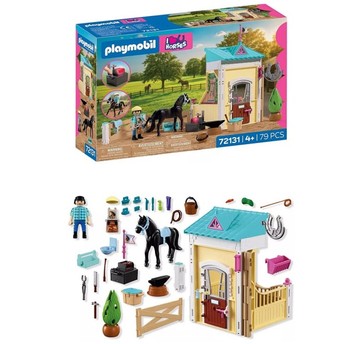 PLAYMOBIL 72131 MAŁA STAJNIA Z KOWALEM
