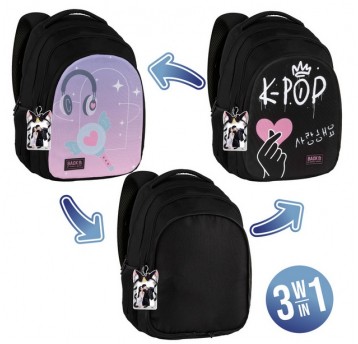 PLECAK BACKUP 8 D 37 K-POP FRONTY 3W1