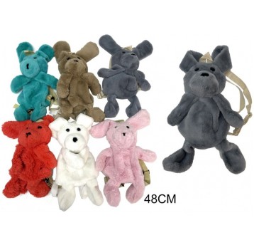 PLECAK PLUSZOWY PIESEK