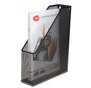 POJEMNIK NA CZASOPISMA SIATKOWY CZARNY