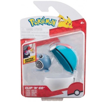 POKEMON POKEBALL CLIP N GO POLIWAG