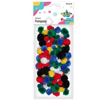 POMPONY MIX 68 SZT.
