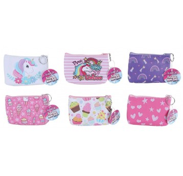 PORTFEL GLAMOUR Z ZAMKIEM BŁYSKAWICZNYM