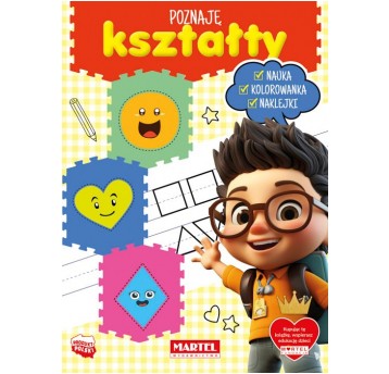 POZNAJĘ KSZTAŁTY Z NAKLEJKAMI MARTEL