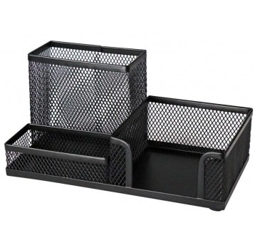 PRZYBORNIK NA BIURKO 20 CM CZARNY