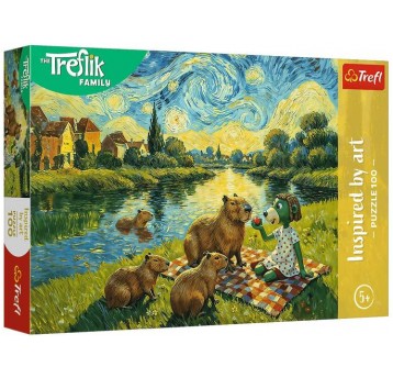 PUZZLE 100 EL INSPIRED BY ART KARMIĄC KAPIBARY