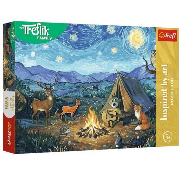 PUZZLE 100 EL INSPIRED BY ART PRZY OGNISKU