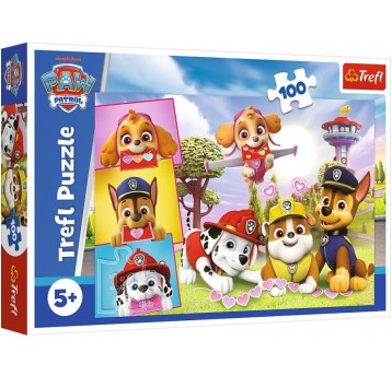 PUZZLE 100 EL TREFL PSI PATROL DZIEWCZYNY