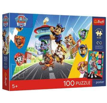 PUZZLE 100 EL TREFL PSIA PRZYGODA