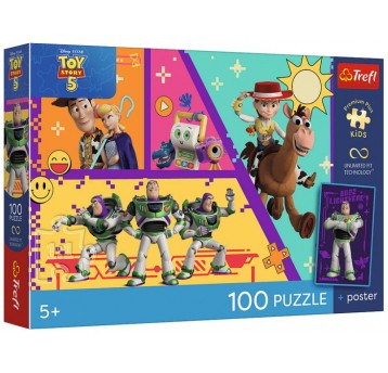 PUZZLE 100 EL TREFL ZABAWKI W AKCJI