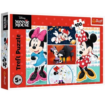 PUZZLE 100 EL TREFL ZABAWNA MINNIE