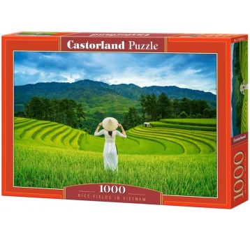 PUZZLE 1000 EL CASTOR RICE FIELDS IN VIETNAM