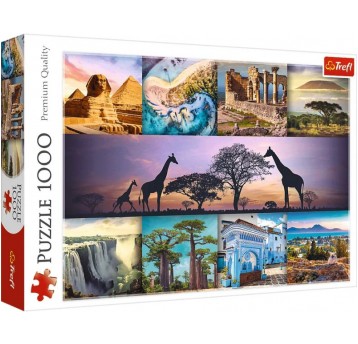 PUZZLE 1000 EL TREFL KOLAŻ AFRYKA
