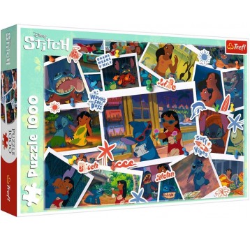 PUZZLE 1000 EL TREFL LILO I STITCH WSPOMNIENIA