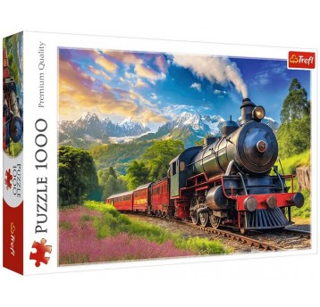 PUZZLE 1000 EL TREFL PODRÓŻ POCIĄGIEM