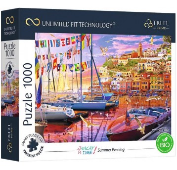 PUZZLE 1000 EL TREFL PORT O ZACHODZIE SŁOŃCA
