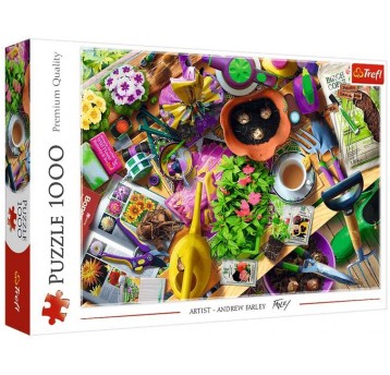 PUZZLE 1000 EL TREFL PORZĄDKI W OGRODZIE