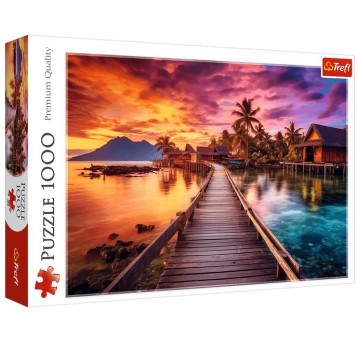 PUZZLE 1000 EL TREFL RAJSKA WYSPA MORZE PALMY
