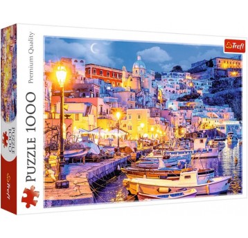 PUZZLE 1000 EL TREFL WYSPA PROCIDA NOCĄ WŁOCHY