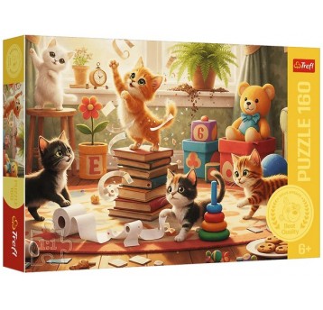 PUZZLE 160 EL TREFL KOCIE PSOTY